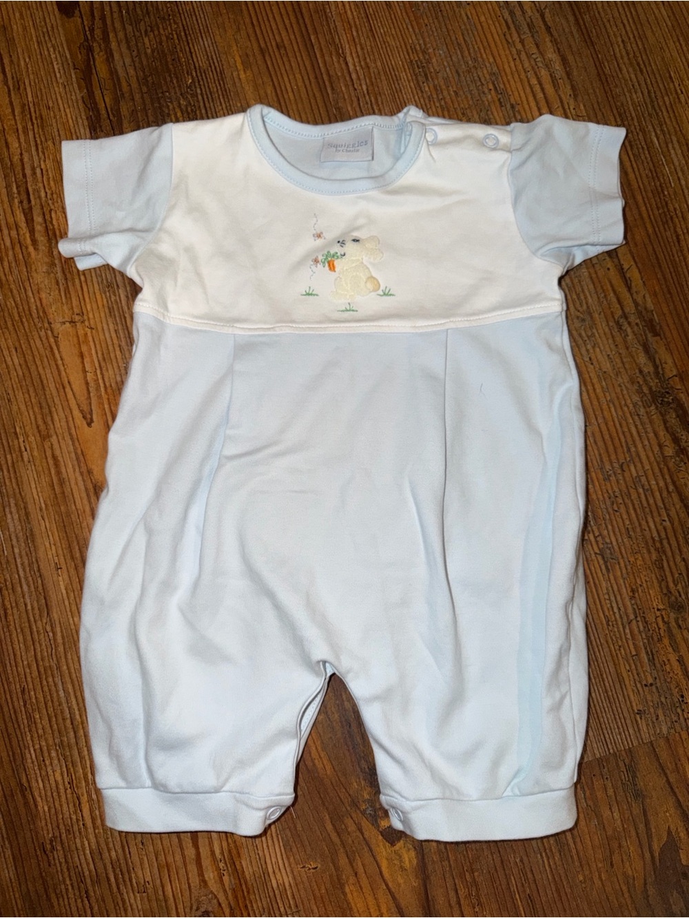 Squiggles by Charlie NWOT Bunny Romper